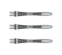WINMAU Triad Aluminium Dart Stems - 1 set per pack (3 shafts in total) Available in varying colours and sizes (Black, Short)