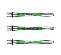 WINMAU Triad Aluminium Dart Stems - 1 set per pack (3 shafts in total) Available in varying colours and sizes (Green, Intermediate)