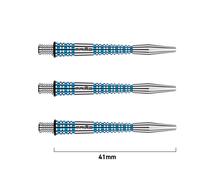 WINMAU Dart Shaft - Triad RX Aluminium Dart Stems - 1 Set per pack (3 darts Shafts in total) - Professional Darts Accessories - Blue Intermediate Shafts