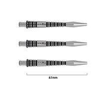 WINMAU Dart Shaft - Triad RX Aluminium Dart Stems - 1 Set per pack (3 darts Shafts in total) - Professional Darts Accessories - Black Intermediate Shafts