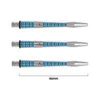 WINMAU Dart Shaft - Triad RX Aluminium Dart Stems - 1 Set per pack (3 darts Shafts in total) - Professional Darts Accessories - Blue Medium Shafts