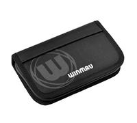WINMAU Urban-Pro Darts Case in Black - Holds 2 Sets of Assembled Darts | 17 Compartments |Stylish Branded Accessories |Durable Carry Case | Compact & Versatile Storage Organizer
