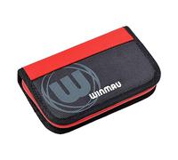 WINMAU Urban-Pro Darts Case in Red - Holds 2 Sets of Assembled Darts | 17 Compartments |Stylish Branded Accessories |Durable Carry Case | Compact & Versatile Storage Organizer
