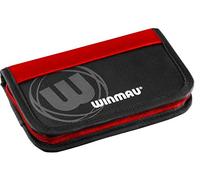 WINMAU Urban-Slim Dart Case | Slimline Darts Wallet with 11 Compartments | Holds 2 Sets of Darts Shafts and Accessories | Durable Dart Carry Case | Available in Red