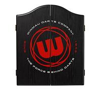 WINMAU W Roundel Logo Design Deluxe Dartboard Cabinet | Heavy Duty Dart Board Cupboard
