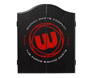 WINMAU W Roundel Logo Design Deluxe Dartboard Cabinet | Heavy Duty Dart Board Cupboard