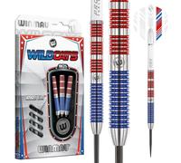 WINMAU - Wildcats Series 22g - 90% Tungsten Darts - Professional Steel Tip Darts Set with Dart Flights and Shafts