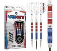WINMAU - Wildcats Series - 90% Tungsten Darts - Professional Darts Set with Dart Flights and Shafts - Available in Soft Tip 18g and Steel Tip 21g, 22g, 23g, 24g, 25g & 26g
