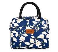 winmax Lunch Box Bags Food Storage Cooler Bags Portable and Reusable Insulated Travel Kit Tote Bag for Women (1pc, Magnolia)