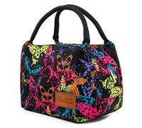 Winmax Lunch Cooler Bag, Insulated Lunch Box Bags, Portable and Reusable Lunch Bag for Women (Multi Butterfly)