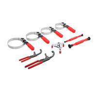 WINMAX TOOLS AUTOMOTIVE 7PCS Oil Filter Wrench Set, Oil Filter Removal Tool with 2-3/4" - 5-1/4", 9" & 12" Adjustable Oil Filter Pliers and Adjustable 3-Jaw Oil Filter Wrench