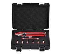 WINMAX TOOLS AUTOMOTIVE Adjustable Pin Spanner Set, Gland Nut Wrench with Top Holes, Range from 25/32" to 3-15/16”