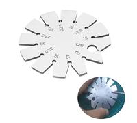 winmiya Bevel Angle Gauge Stainless Steel Bevel Gauge Axe Angle Gauge Bevel Angle Gauge Angle Finder Knife Blade Angle Gauge Round Knife Angle for Woodworking Cutting Tools Gauge Cutting Tools