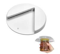 winmiya Under Cabinet Jar Lid Bottle Opener One Piece Convenient Gripper Tool Bottle Opener Universal Adaptive Gripper Opener Easy Unscrew Any Size Jar Bottle Lid Can Opener for Weak Hands and Seniors