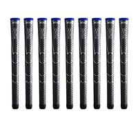 Winn Dri-Tac Midsize (+1/16") Dark Gray - 9 Piece Golf Grip Bundle