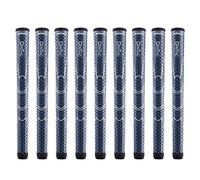 Winn Dri-Tac Midsize (+1/16") Navy Blue - 9 Piece Golf Grip Bundle