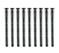 Winn Dri-Tac Oversize (+1/8) Dark Gray - 9 Piece Golf Grip Bundle