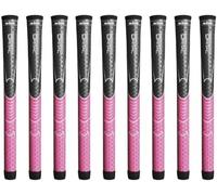 Winn Dri-Tac Undersize Gray/Pink - 9 Piece Golf Grip Bundle