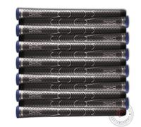 Winn DriTac Midsize Gray Golf Grip - Non-Slip, Soft, Cushioned Feel - Set of 14