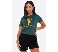 Winne The Pooh Yay Womens Classic T-Shirt Disney Green M