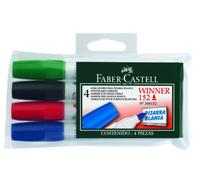 Winner 152 Bullet Tip Wallet of 4 Whiteboard Markers