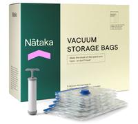 WINNER 2022* Vacuum Storage Bags - Hanging Vacuum Storage Bags, Clothes Storage Bag 8 Pack (2 Jumbo, 2 Large, 2 Medium, 2 Small) Reusable Bags w/Pump for Travel & Clothes