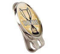 WINNER FUSION CAP OR HAT CLIP AND MAGNETIC GOLF BALL MARKER BY ASBRI GOLF