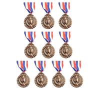 Winner Medals, 10Pcs Kids Zinc Alloy Winner Medals, Children's Medal for Competitions Achievements Trophy Medal for Sports, Tournaments, Competitions, Educational Awards School Party Game