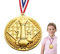 Winner Medals - Gold Award Badge | Medals For Children | Embossed Winner Award Medall | Portable Roll Medalz | Trophy Awards Prize Present For Childrenn Teenagers Chess Adults Sports
