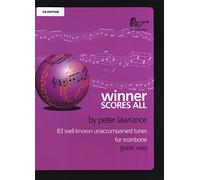 Winner Scores All for Bass Clef Trombone (Book & CD)