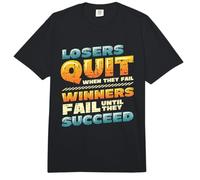 Winners Fail Until They Succeed Entrepreneur Hustler Comfort Colors Adult Heavyweight T-Shirt