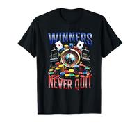 Winners Never Quit Meme Unwearable Aduld Humor T-Shirt