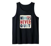 Winners Never Quit Statement Costume Tank Top