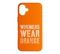 WINNERS WEAR ORANGE Summer Camp Team Building War Game Day Case for iPhone 16 Plus