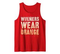 Winners WEAR Orange Summer Camp Team Building War Game Day Tank Top