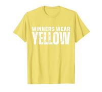 Winners Wear Yellow Spirit Wear Team Game Color War Camp T-Shirt