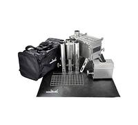 Winnerwell Nomad Medium Tent Stove Package | Tiny Portable Wood Burning Stove for Tents, Shelters, and Camping | 800 Cubic Inch Firebox | Precision Stainless Steel Construction