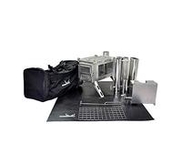 Winnerwell Nomad View Medium Tent Stove Package | Tiny Portable Wood Burning Stove for Tents, Shelters, and Camping | 800 Cubic Inch Firebox | Precision Stainless Steel Construction