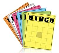 WinnerWhy 36 Pcs Blank Bingo Cards Multicolor Jumbo Bingo Game Board Make Your Own Cards Bulk Blank Large Sheet Squares Funny Game Board for Adult Party Square Fill in Gift