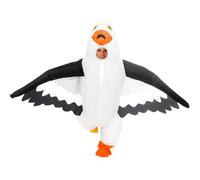 WinnerWhy Inflatable Seagull Costume for Adult Bird Blow up Costume Outfit Funny Halloween Cosplay Suit for Men Women