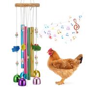 WinnerWhy Multicolor Chicken Wind Chime Enrichment Toy for Chicken, Parrot, Parakeet & Budgerigar