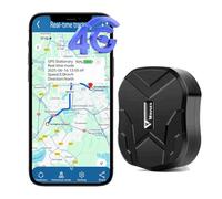 Winnes 4G GPS Tracker for Car Long Range Positioning & Alarm Reminders, Outdoor Accuracy 5 meters, Strong Magnetic, 3.7V 10000mAh Long Battery Life, IP67 Waterproof, App work with iOS & Android