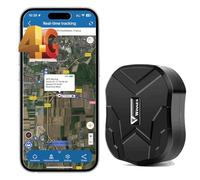 Winnes 4G GPS Tracker for Car, Real-Time Anti Theft Car Tracker with Strong Magnets, APP/Web/SMS Tracking, 180 Days History Playback, SIM Card Required, TK905B