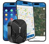 Winnes GPS Car Tracker 10000mAh Big Battery 4G Worldwide Coverage Real-time Location Tracking Vehicle Security Monitor Anti-theft Magnetic Car Tracke 150 day Standby, Free APP