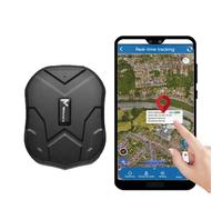Winnes GPS Tracker Anti-theft Tracking 5000mAh Long Battery Life Car Safety Instant Alarm Real-time Location Positioning with APP/Web and SMS No Subscription Strong Magnetic Free Installation