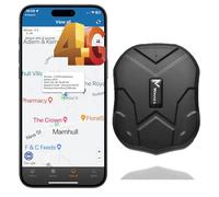 Winnes GPS Tracker Car without Subscription Magnetic Vehicle Trackers 4G No Monthly Fee Long Life Wireless GPS Locator Android iOS Car Tracker Big Battery Multiple Alerts