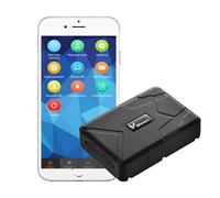 Winnes GPS Tracker with Large Capacity Battery Strong Magnetic Vehicle Tracker No-Subscription Plan with Multiple Positioning Real-time Tracking Instant Alerts Recording Historical Routes
