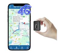 Winnes Small GPS Tracker 4G UK Global Magnetic Car Tracker Mini Size Anti-Theft Real-Time Tracking Device, Strong Magnetic Portable Locator for Car, Vehicle, Personal Valuables