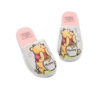 Disney Winnie The Pooh Slippers For Women | Ladies Adults Pooh Bear OR Eeyore House Shoes Merchandise For Her | Foam Slip On 7-8 UK