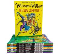 Winnie and Wilbur Series 16 Books Bag Collection Set By Valerie Thomas